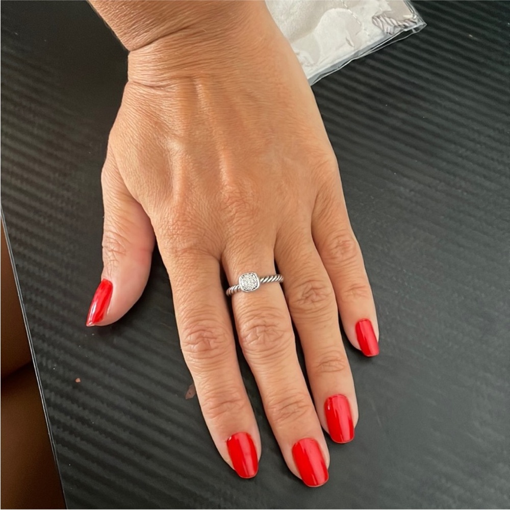 David Yurman Pave Stacking Ring - Picture 3 of 9
